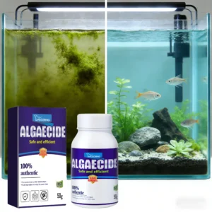 50G Aquarium Algae & Moss Remover Fast Acting Eliminate Green Algae Reduce Stubborn Moss & Algae Clear Fish Tank for Aquarium