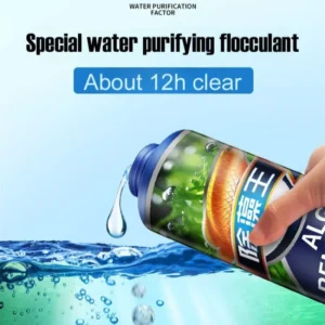 300ml Aquatic Algaecide Remover Green Algae Moss Fish Pond Algaecide Crazy Moss Remover Water Purification for Fish Tank Home