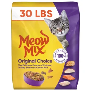 Original Choice Dry Cat Food 30 lb Bag for Daily Feeding High-Quality Ingredients Natural Color and Flavor Enhanced Nutrition