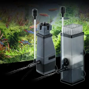 Aquarium Surface Protein Skimmer with Suction Oil Removal Filter Water Purification for Aquarium Planted Tank