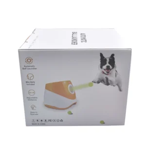 Dog Interactive Toys, Automatic Ball Launcher with 3 Balls Self-Throwing Machine with 10-30Ft Distance for Medium & Small Dogs