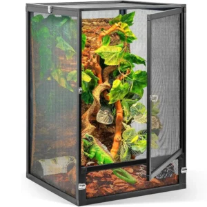Eco-friendly Rainforest Reptile Tanks Reptiles Terrarium Alumuninum Screen Cage