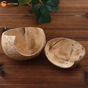 (New) 1PCS Small Coconut Shells Hut Reptile Hideouts Shelter Hide Breeding Hermit Ornament